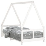 vidaXL Cadru de pat pentru copii, 80x160 cm, lemn masiv de pin vidaXL Cadru de pat pentru copii, 80x160 cm, lemn masiv de pin