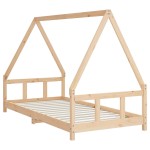vidaXL Cadru de pat pentru copii, 90x190 cm, lemn masiv de pin vidaXL Cadru de pat pentru copii, 90x190 cm, lemn masiv de pin