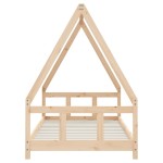 vidaXL Cadru de pat pentru copii, 90x190 cm, lemn masiv de pin vidaXL Cadru de pat pentru copii, 90x190 cm, lemn masiv de pin