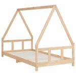 vidaXL Cadru de pat pentru copii, 90x190 cm, lemn masiv de pin vidaXL Cadru de pat pentru copii, 90x190 cm, lemn masiv de pin