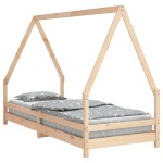 vidaXL Cadru de pat pentru copii, 80x200 cm, lemn masiv de pin vidaXL Cadru de pat pentru copii, 80x200 cm, lemn masiv de pin