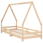 vidaXL Cadru pat pentru copii, 90x200 cm, lemn masiv de pin vidaXL Cadru pat pentru copii, 90x200 cm, lemn masiv de pin