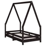 vidaXL Cadru de pat pentru copii, 70x140 cm, lemn masiv de pin vidaXL Cadru de pat pentru copii, 70x140 cm, lemn masiv de pin