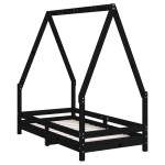 vidaXL Cadru de pat pentru copii, 70x140 cm, lemn masiv de pin vidaXL Cadru de pat pentru copii, 70x140 cm, lemn masiv de pin