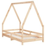 vidaXL Cadru de pat pentru copii, 80x160 cm, lemn masiv de pin vidaXL Cadru de pat pentru copii, 80x160 cm, lemn masiv de pin