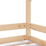 vidaXL Cadru de pat pentru copii, 80x160 cm, lemn masiv de pin vidaXL Cadru de pat pentru copii, 80x160 cm, lemn masiv de pin