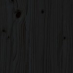 vidaXL Cadru de pat pentru copii, negru, 80x160 cm, lemn masiv de pin vidaXL Cadru de pat pentru copii, negru, 80x160 cm, lemn masiv de pin