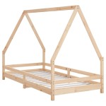 vidaXL Cadru de pat pentru copii, 90x190 cm, lemn masiv de pin