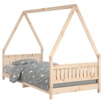 vidaXL Cadru pat pentru copii, 90x200 cm, lemn masiv de pin vidaXL Cadru pat pentru copii, 90x200 cm, lemn masiv de pin