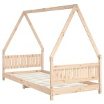 vidaXL Cadru pat pentru copii, 90x200 cm, lemn masiv de pin vidaXL Cadru pat pentru copii, 90x200 cm, lemn masiv de pin