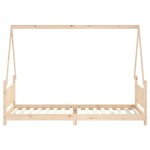 vidaXL Cadru pat pentru copii, 90x200 cm, lemn masiv de pin vidaXL Cadru pat pentru copii, 90x200 cm, lemn masiv de pin