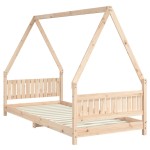 vidaXL Cadru pat pentru copii, 90x200 cm, lemn masiv de pin vidaXL Cadru pat pentru copii, 90x200 cm, lemn masiv de pin