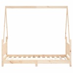 vidaXL Cadru de pat pentru copii, 80x160 cm, lemn masiv de pin vidaXL Cadru de pat pentru copii, 80x160 cm, lemn masiv de pin