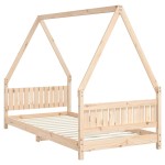 vidaXL Cadru de pat pentru copii, 90x190 cm, lemn masiv de pin vidaXL Cadru de pat pentru copii, 90x190 cm, lemn masiv de pin