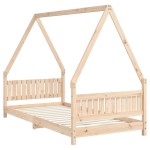 vidaXL Cadru de pat pentru copii, 90x190 cm, lemn masiv de pin vidaXL Cadru de pat pentru copii, 90x190 cm, lemn masiv de pin