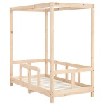vidaXL Cadru de pat pentru copii, 70x140 cm, lemn masiv de pin vidaXL Cadru de pat pentru copii, 70x140 cm, lemn masiv de pin