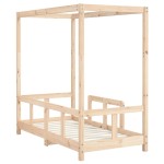 vidaXL Cadru de pat pentru copii, 70x140 cm, lemn masiv de pin vidaXL Cadru de pat pentru copii, 70x140 cm, lemn masiv de pin