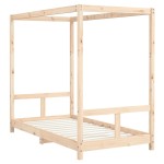 vidaXL Cadru de pat pentru copii, 80x160 cm, lemn masiv de pin vidaXL Cadru de pat pentru copii, 80x160 cm, lemn masiv de pin