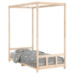 vidaXL Cadru de pat pentru copii, 90x190 cm, lemn masiv de pin vidaXL Cadru de pat pentru copii, 90x190 cm, lemn masiv de pin
