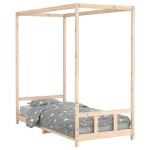 vidaXL Cadru pat pentru copii, 90x200 cm, lemn masiv de pin vidaXL Cadru pat pentru copii, 90x200 cm, lemn masiv de pin