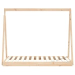 vidaXL Cadru de pat pentru copii, 70x140 cm, lemn masiv de pin vidaXL Cadru de pat pentru copii, 70x140 cm, lemn masiv de pin