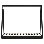 vidaXL Cadru de pat pentru copii, 70x140 cm, lemn masiv de pin vidaXL Cadru de pat pentru copii, 70x140 cm, lemn masiv de pin