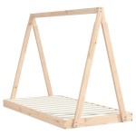 vidaXL Cadru de pat pentru copii, 80x160 cm, lemn masiv de pin vidaXL Cadru de pat pentru copii, 80x160 cm, lemn masiv de pin
