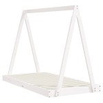 vidaXL Cadru de pat pentru copii, 80x160 cm, lemn masiv de pin vidaXL Cadru de pat pentru copii, 80x160 cm, lemn masiv de pin