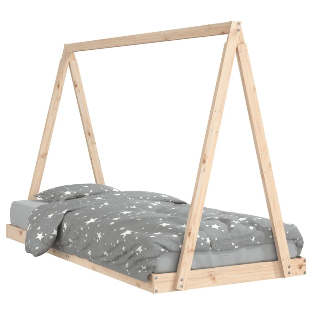 vidaXL Cadru pat pentru copii, 90x200 cm, lemn masiv de pin