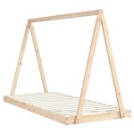 vidaXL Cadru pat pentru copii, 90x200 cm, lemn masiv de pin vidaXL Cadru pat pentru copii, 90x200 cm, lemn masiv de pin