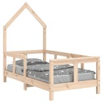 vidaXL Cadru de pat pentru copii, 70x140 cm, lemn masiv de pin vidaXL Cadru de pat pentru copii, 70x140 cm, lemn masiv de pin