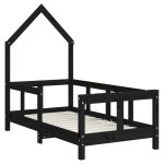 vidaXL Cadru de pat pentru copii, 70x140 cm, lemn masiv de pin vidaXL Cadru de pat pentru copii, 70x140 cm, lemn masiv de pin
