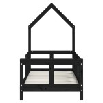 vidaXL Cadru de pat pentru copii, 70x140 cm, lemn masiv de pin vidaXL Cadru de pat pentru copii, 70x140 cm, lemn masiv de pin