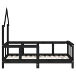 vidaXL Cadru de pat pentru copii, 70x140 cm, lemn masiv de pin vidaXL Cadru de pat pentru copii, 70x140 cm, lemn masiv de pin