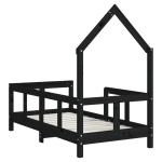 vidaXL Cadru de pat pentru copii, 70x140 cm, lemn masiv de pin vidaXL Cadru de pat pentru copii, 70x140 cm, lemn masiv de pin