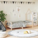 vidaXL Cadru de pat pentru copii, 80x160 cm, lemn masiv de pin vidaXL Cadru de pat pentru copii, 80x160 cm, lemn masiv de pin