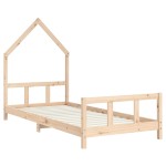 vidaXL Cadru de pat pentru copii, 90x190 cm, lemn masiv de pin vidaXL Cadru de pat pentru copii, 90x190 cm, lemn masiv de pin