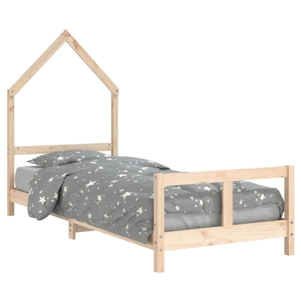 vidaXL Cadru de pat pentru copii, 80x200 cm, lemn masiv de pin