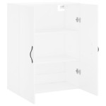 vidaXL Dulap montat pe perete, alb, 69,5x34x90 cm, lemn prelucrat vidaXL Dulap montat pe perete, alb, 69,5x34x90 cm, lemn prelucrat