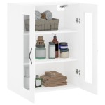 vidaXL Dulap montat pe perete, alb, 69,5x34x90 cm, lemn prelucrat