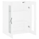 vidaXL Dulap montat pe perete, alb, 69,5x34x90 cm, lemn prelucrat