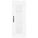 vidaXL Dulap montat pe perete, alb, 34,5x34x90 cm
