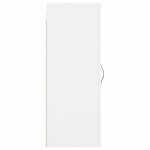 vidaXL Dulap montat pe perete, alb, 34,5x34x90 cm