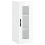 vidaXL Dulap montat pe perete, alb extralucios, 34,5x34x90 cm vidaXL Dulap montat pe perete, alb extralucios, 34,5x34x90 cm