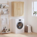 vidaXL Dulap TV pe perete stejar sonoma, 69,5x34x90 cm, lemn prelucrat