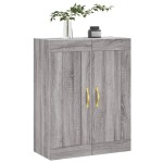 vidaXL Dulap pe perete, sonoma gri, 69,5x34x90 cm, lemn prelucrat
