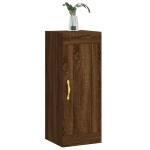 vidaXL Dulap de perete, maro stejar, 34,5x34x90 cm, lemn prelucrat
