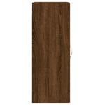 vidaXL Dulap de perete, maro stejar, 34,5x34x90 cm, lemn prelucrat