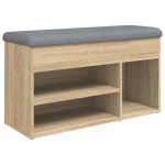 vidaXL Bancă de pantofi stejar sonoma 82x32x45,5 cm lemn prelucrat vidaXL Bancă de pantofi stejar sonoma 82x32x45,5 cm lemn prelucrat