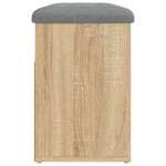 vidaXL Bancă de pantofi stejar sonoma 82x32x45,5 cm lemn prelucrat vidaXL Bancă de pantofi stejar sonoma 82x32x45,5 cm lemn prelucrat